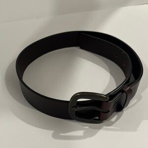 Boys Classic Brown Leather Belt